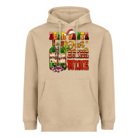 Mushroom dear santa just bring wine Heavyweight Hoodie - AdoDesignShop