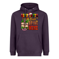 Plum dear santa just bring wine Heavyweight Hoodie - AdoDesignShop