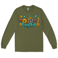 Army Green mother hustler Long Sleeve Tee - Zillion Design Studio