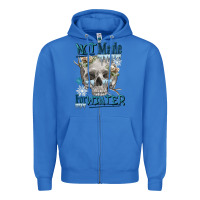 True Royal not made for winter skull Zipper Hoodie - FaDigitalArtStudio