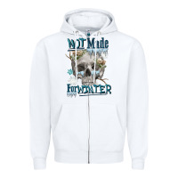 White not made for winter skull Zipper Hoodie - FaDigitalArtStudio