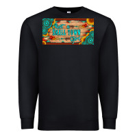 Black just a small town girl wlth gemstone arrow and sunflowers licanse plat Premium Sweatshirt - Artiststas