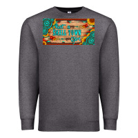 Charcoal Heather just a small town girl wlth gemstone arrow and sunflowers licanse plat Premium Sweatshirt - Artiststas
