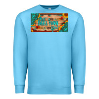 Ocean Blue just a small town girl wlth gemstone arrow and sunflowers licanse plat Premium Sweatshirt - Artiststas