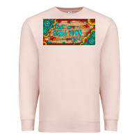 Pale Pink just a small town girl wlth gemstone arrow and sunflowers licanse plat Premium Sweatshirt - Artiststas