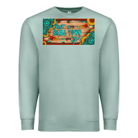 Seafoam just a small town girl wlth gemstone arrow and sunflowers licanse plat Premium Sweatshirt - Artiststas