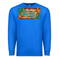 True Royal just a small town girl wlth gemstone arrow and sunflowers licanse plat Premium Sweatshirt - Artiststas