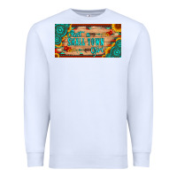 White just a small town girl wlth gemstone arrow and sunflowers licanse plat Premium Sweatshirt - Artiststas