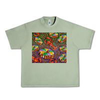 Oil Green Mardi gras king cake and crawfish Urban Heavy Tee - RanaPortraitStore