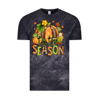 Cloud Black Tis' the season Fall American Football Vintage Tee - RanaPortraitStore