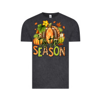 Vintage Black Tis' the season Fall American Football Vintage Tee - RanaPortraitStore