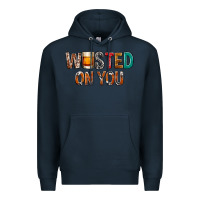 Navy wasted on you Premium Hoodie - NancyCooperArtShop