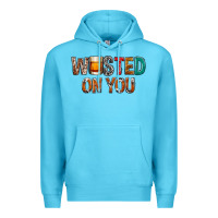 Ocean Blue wasted on you Premium Hoodie - NancyCooperArtShop