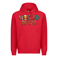 Red wasted on you Premium Hoodie - NancyCooperArtShop