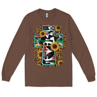 Chestnut western cross Long Sleeve Tee - RanaPortraitStore
