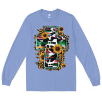 Colony Blue western cross Long Sleeve Tee - RanaPortraitStore