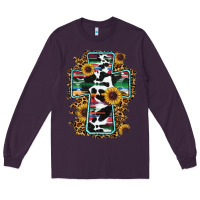 Plum western cross Long Sleeve Tee - RanaPortraitStore