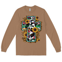 Toasted Coconut western cross Long Sleeve Tee - RanaPortraitStore