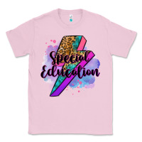 Bubblegum Pink special eduation teacher lightning bolt Classic Tee - Zillion Design Studio