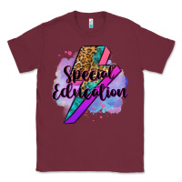 Burgundy special eduation teacher lightning bolt Classic Tee - Zillion Design Studio