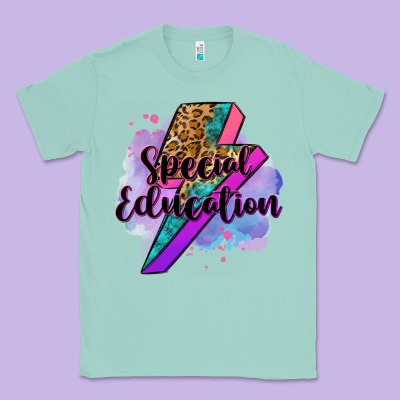 Special Eduation Teacher Lightning Bolt Classic Tee Designed By Zillion Design Studio