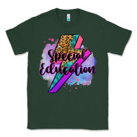 Sports Green special eduation teacher lightning bolt Classic Tee - Zillion Design Studio