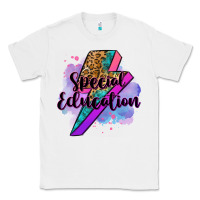 White special eduation teacher lightning bolt Classic Tee - Zillion Design Studio
