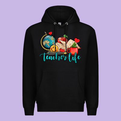 Teacher Life Premium Hoodie Designed By Adodesignshop