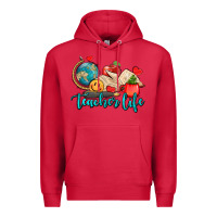 Cardinal teacher life Premium Hoodie - AdoDesignShop