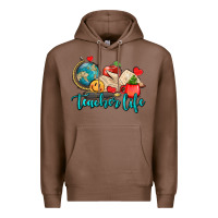 Chestnut teacher life Premium Hoodie - AdoDesignShop