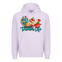 Lilac teacher life Premium Hoodie - AdoDesignShop