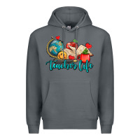 Rock teacher life Premium Hoodie - AdoDesignShop