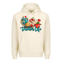 Tofu teacher life Premium Hoodie - AdoDesignShop