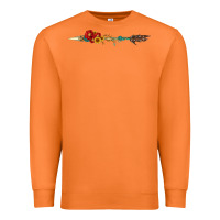 Carrot flowers and arrow with gemstone Premium Sweatshirt - Artiststas