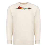 Sandshell flowers and arrow with gemstone Premium Sweatshirt - Artiststas