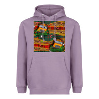 Lavender christmas school bus seamless pattern Heavyweight Hoodie - BundleAndBundleShop