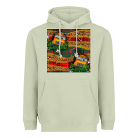 Matcha christmas school bus seamless pattern Heavyweight Hoodie - BundleAndBundleShop