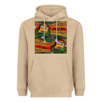 Mushroom christmas school bus seamless pattern Heavyweight Hoodie - BundleAndBundleShop