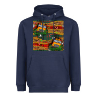 Navy christmas school bus seamless pattern Heavyweight Hoodie - BundleAndBundleShop