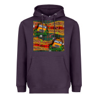 Plum christmas school bus seamless pattern Heavyweight Hoodie - BundleAndBundleShop