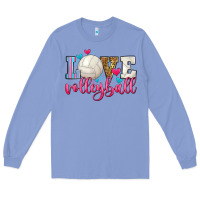 Colony Blue love volleyball Long Sleeve Tee - Zillion Design Studio