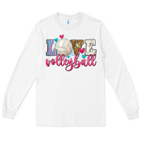 White love volleyball Long Sleeve Tee - Zillion Design Studio