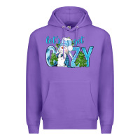 Purple lets get cozy Premium Hoodie - NancyCooperArtShop