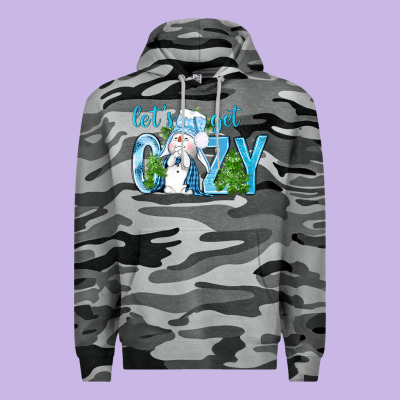 Lets Get Cozy Premium Hoodie Designed By Nancycooperartshop