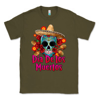 Army Green dia de los muertos Classic Tee - CTS Tumbler Store