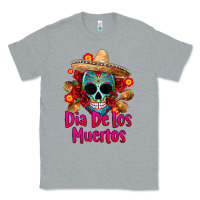 Heather Grey dia de los muertos Classic Tee - CTS Tumbler Store