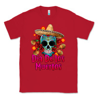 Red dia de los muertos Classic Tee - CTS Tumbler Store