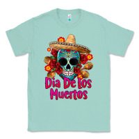 Seafoam dia de los muertos Classic Tee - CTS Tumbler Store
