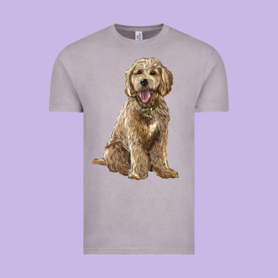 Goldendoodle Vintage Tee Designed By Barkaloodesign