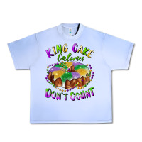Mardi Gras King Cake Calories Don't Count Urban Heavy Tee | Teevron